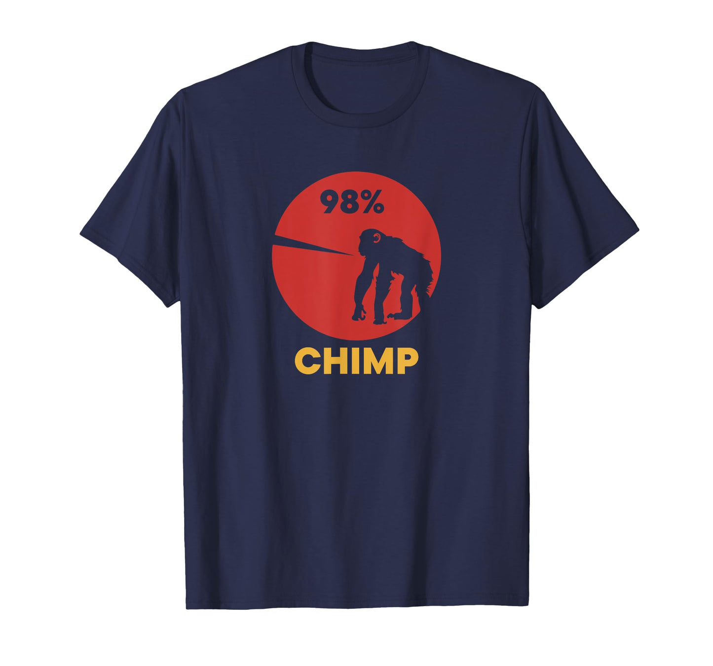 98% Chimp Funny Workout Fitness Enthusiasts T-Shirt