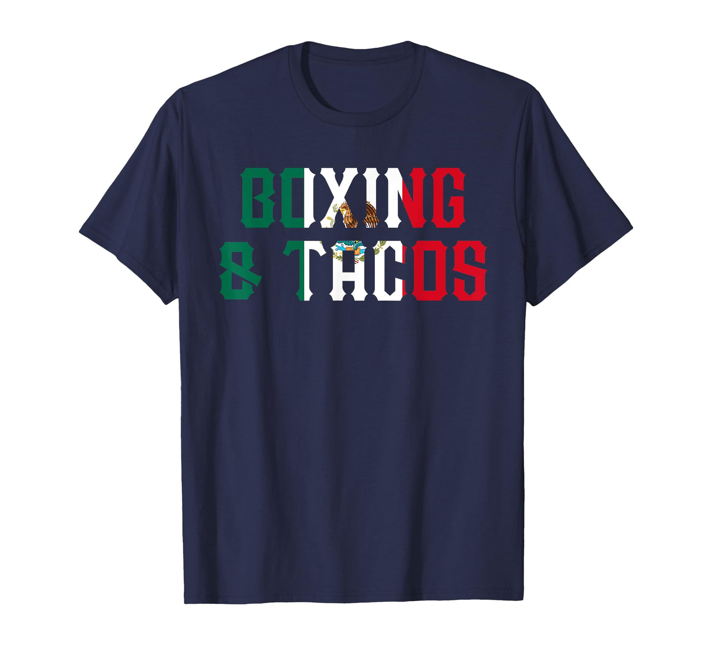 Boxing and Tacos Funny Mexico T-shirt T-Shirt