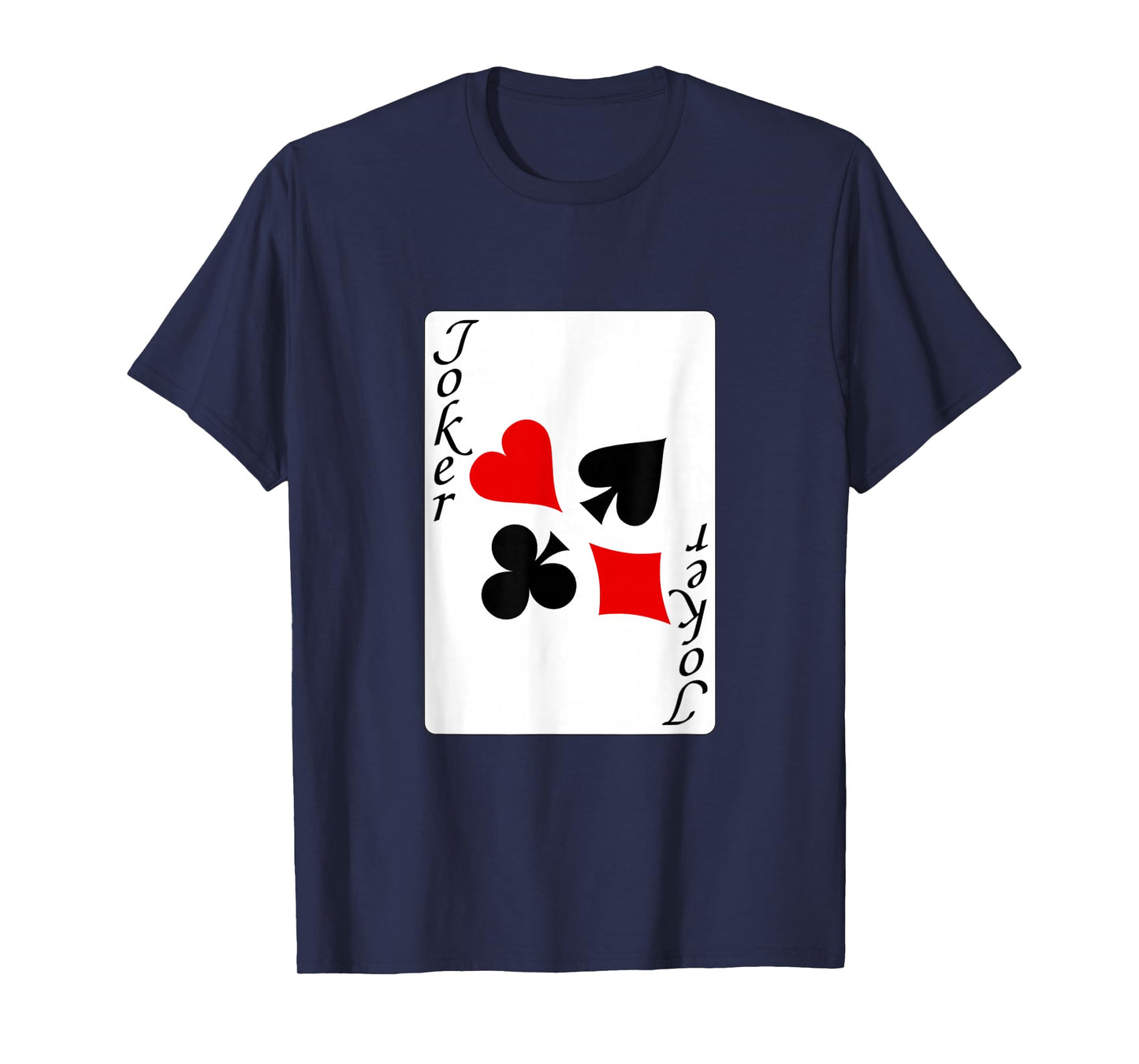 funny halloween shirt 2025 Joker Playing Card Costume fun T-Shirt
