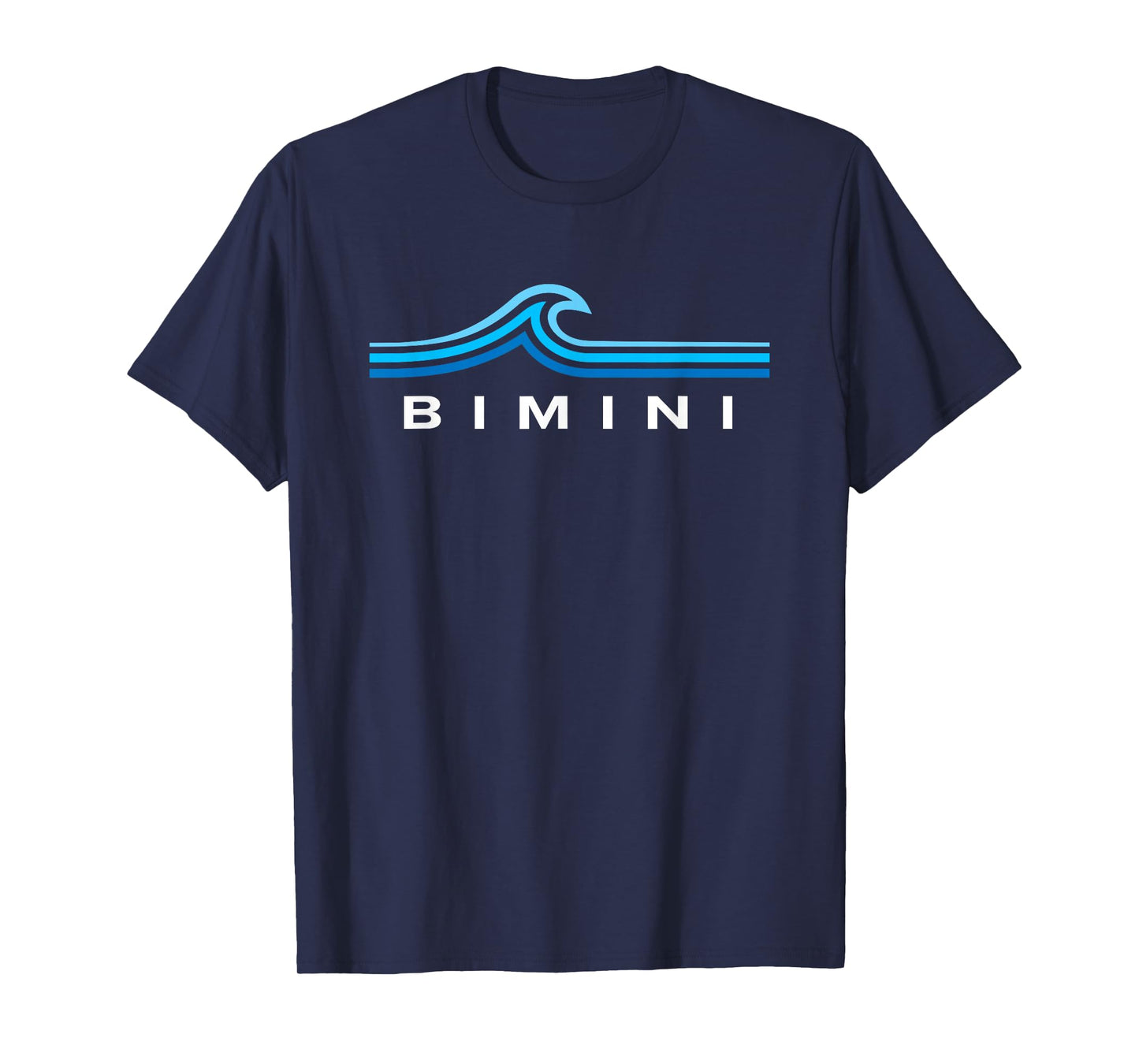 Bimini Bahamas Waves Vintage Mens Womens Girls Boys Souvenir T-Shirt