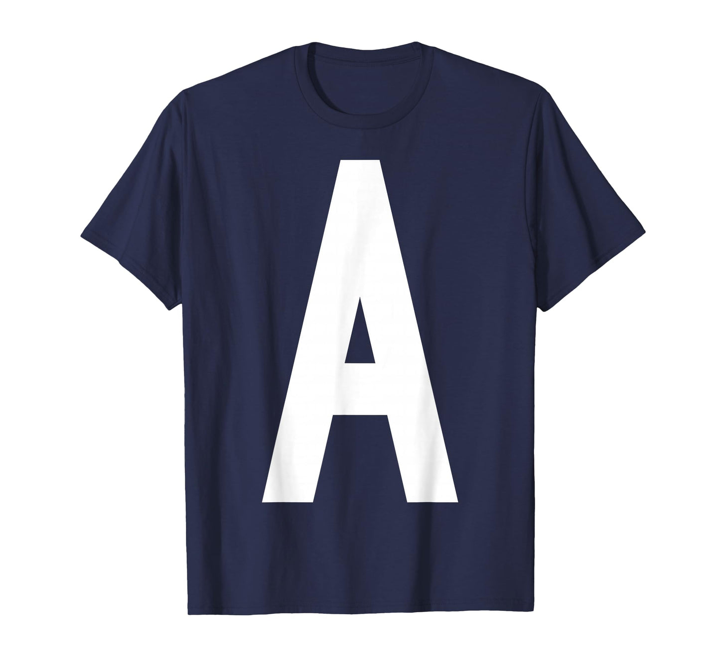 Letter A Funny Group Matching Christmas Costume 2025 Family T-Shirt