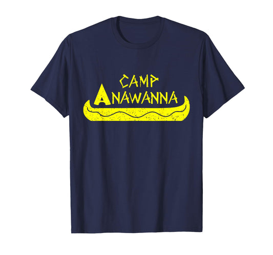 Camp Anawanna Outfits Unisex-Adults Vintage T-Shirt Black Small Classic Fit Crew Neck Short Sleeve
