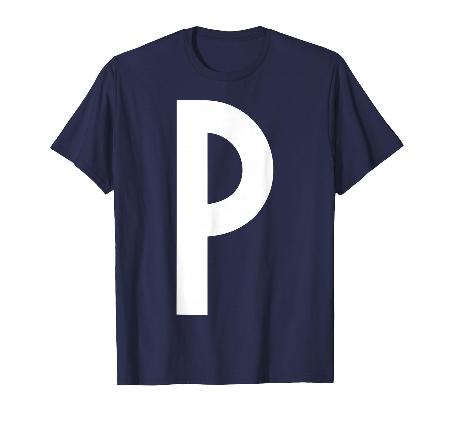 Letter P Funny Group Matching Christmas Costume 2025 Family T-Shirt