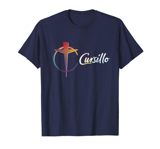 DeColores Cursillo Rainbow Rooster Catholic T-Shirt