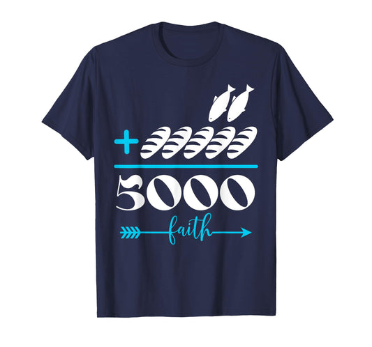 2 Fishes 5 Breads 5000 Chosen Jesus Against The Current T-Shirt