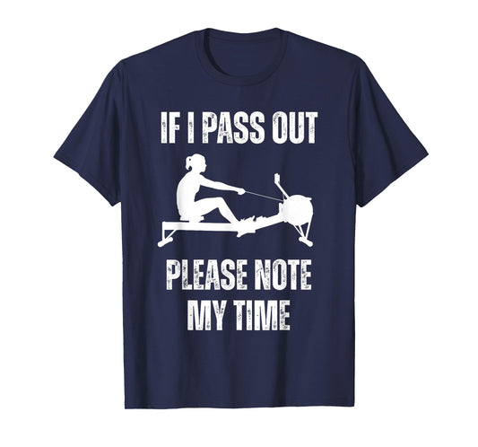 Funny ERG Machine Gym Ergometer Rowing Exercise T-Shirt