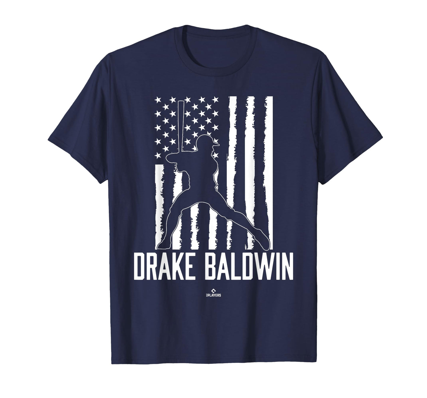 Distressed Flag Swing Drake Baldwin Prospect Baseball Fan T-Shirt