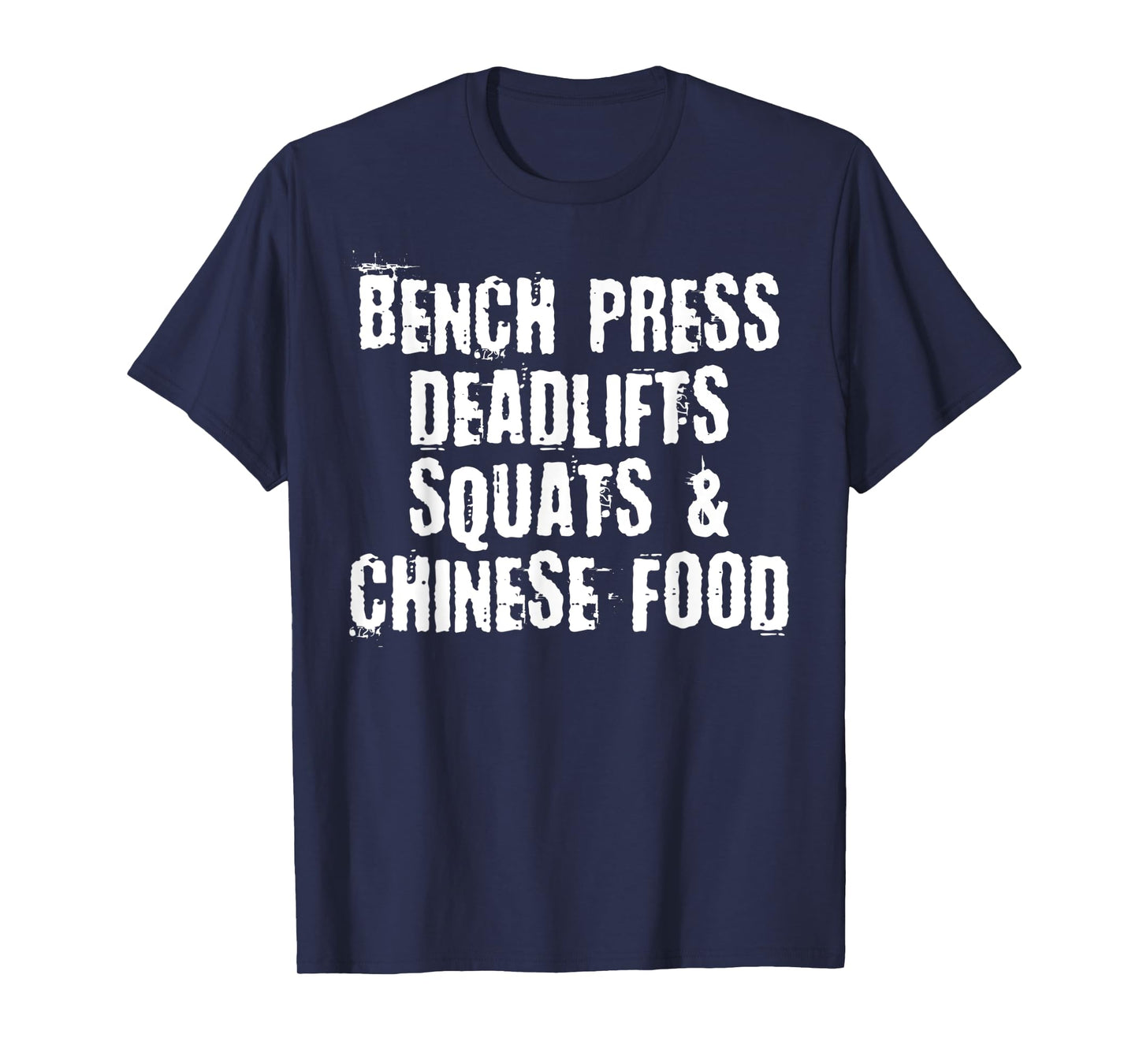 Funny Powerlifter Gift Chinese Food Gym Workout T-Shirt