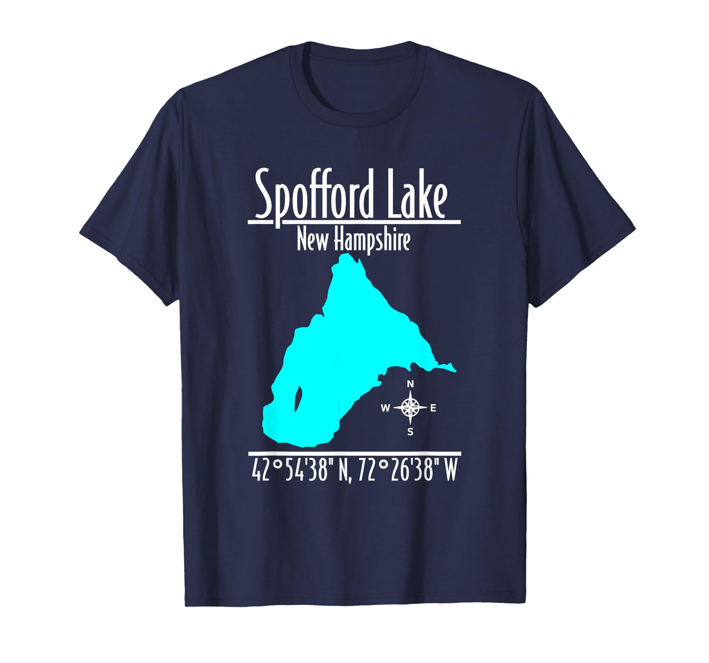 Modern Spofford Lake, New Hampshire T-Shirt