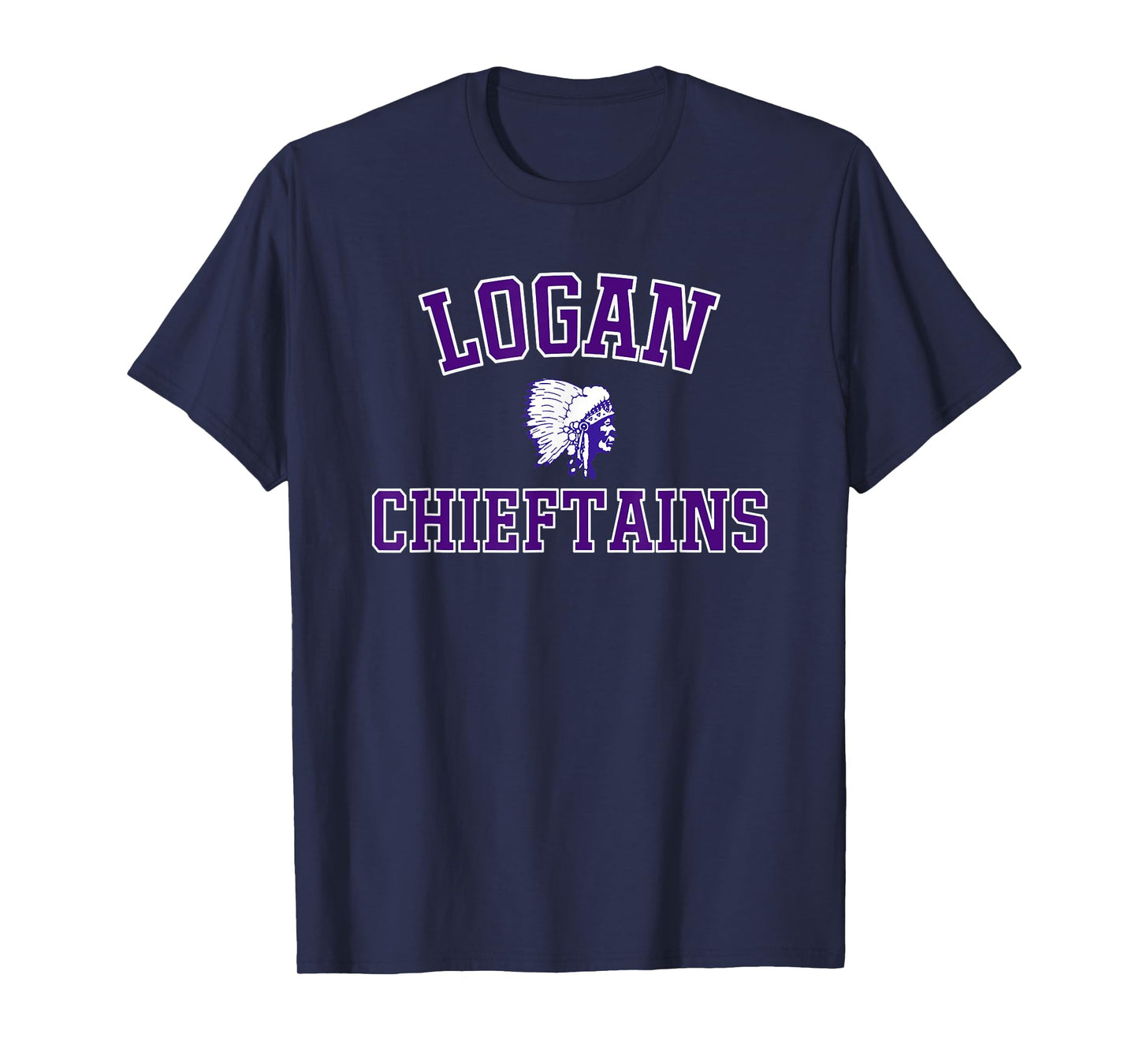 Logan Chieftains Logo Varsity HS T-Shirt