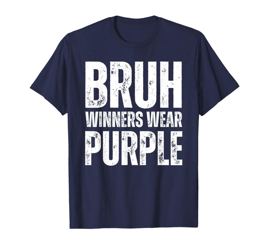 Winners Wear Purple Team Spirit Week Game Color Sports day T-Shirt