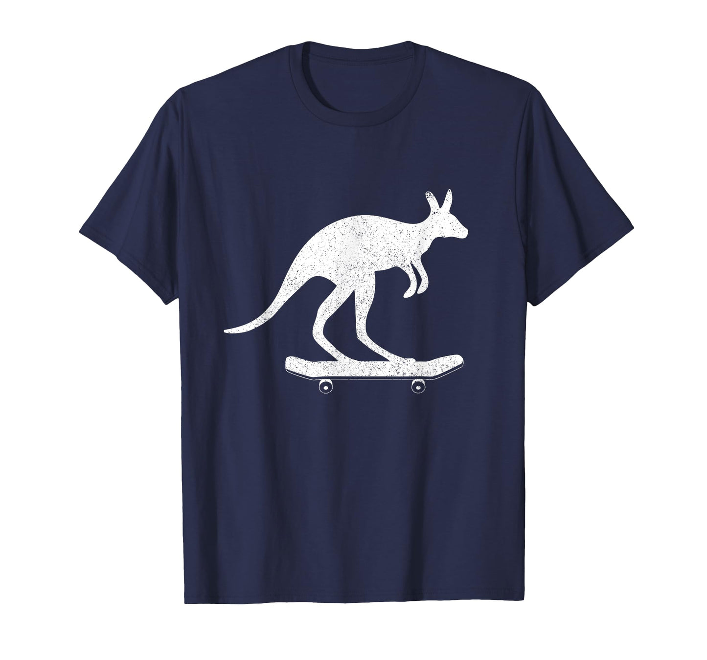 Cool Kangaroo rides Skateboard Fun Australia Travel Gift T-Shirt
