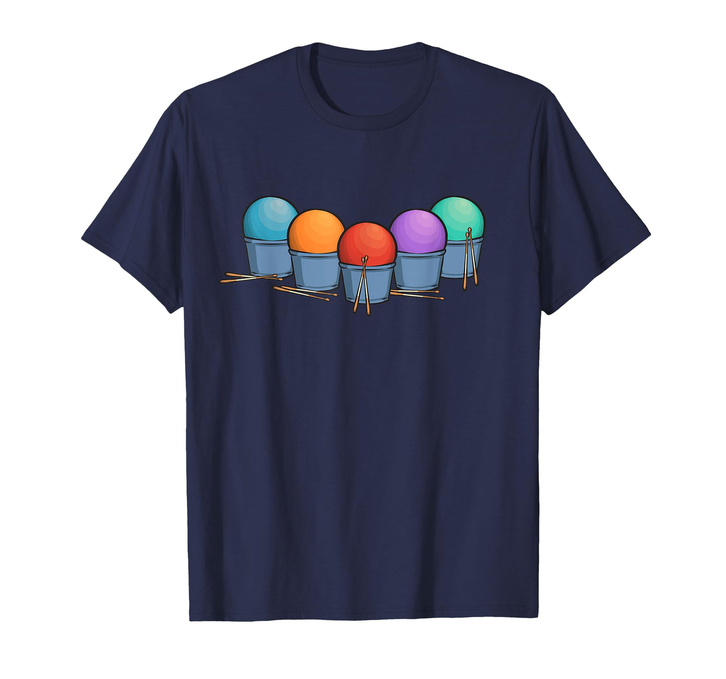 Cardio Drumming Colorful Gym Fitness Class Workout T-Shirt