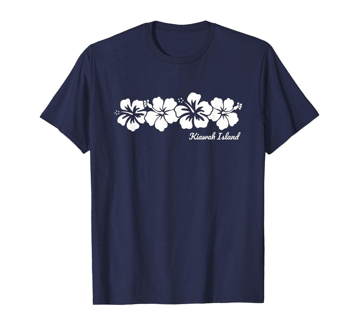 Kiawah Island South Carolina Hibiscus Flower Souvenir T-Shirt
