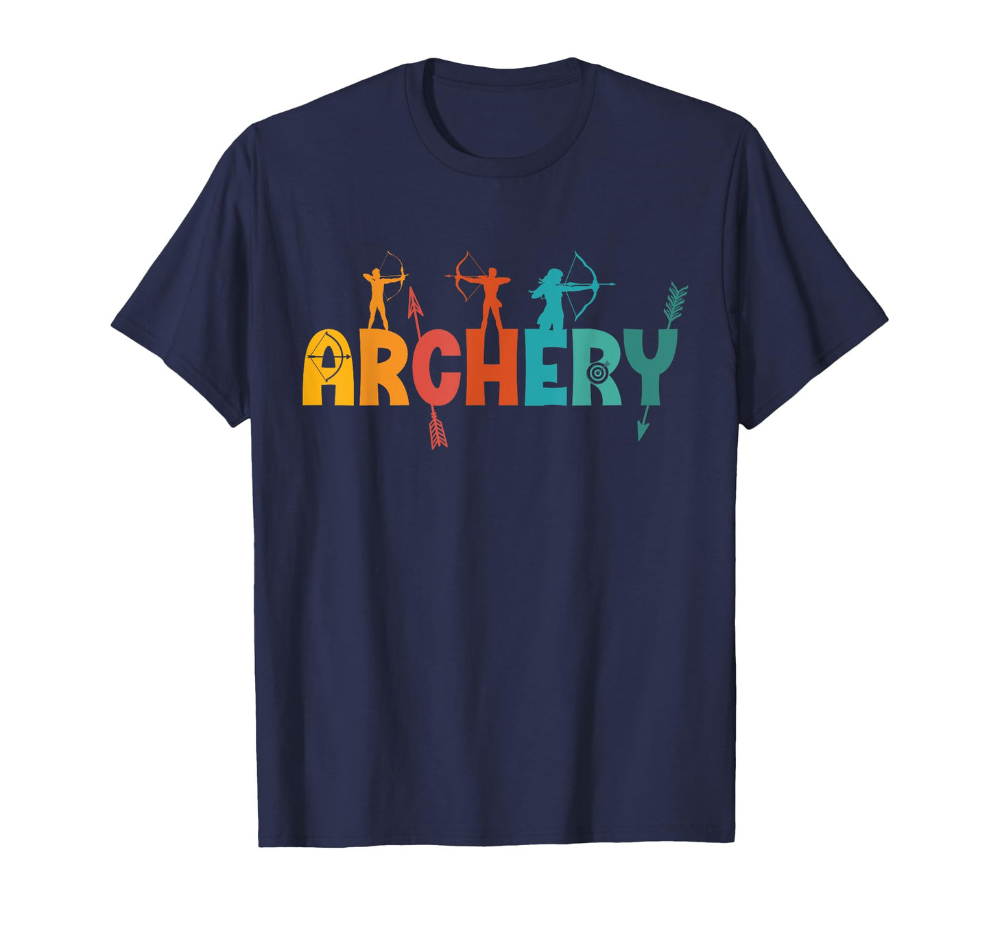 Archery Vintage Archer Sport Competition Bow Arrow Target T-Shirt
