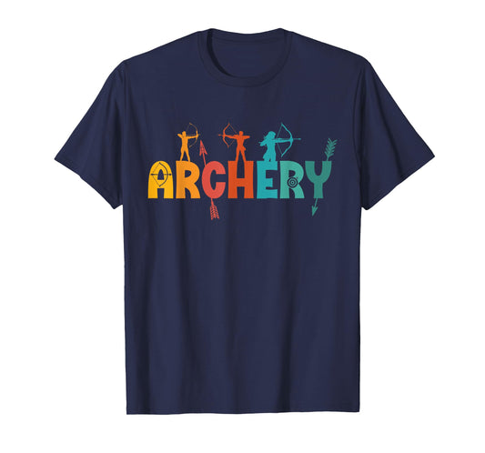 Archery Vintage Archer Sport Competition Bow Arrow Target T-Shirt