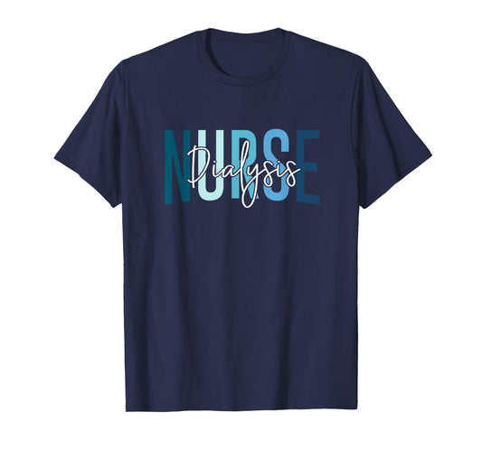 Vintage Dialysis Nurse Appreciation Day Apparel Funny Dialysis Nurse T-Shirt, Unisex-Adults, Black, Small, Short Sleeve, T-Shirt, Nursing, Novelty T-Shirts