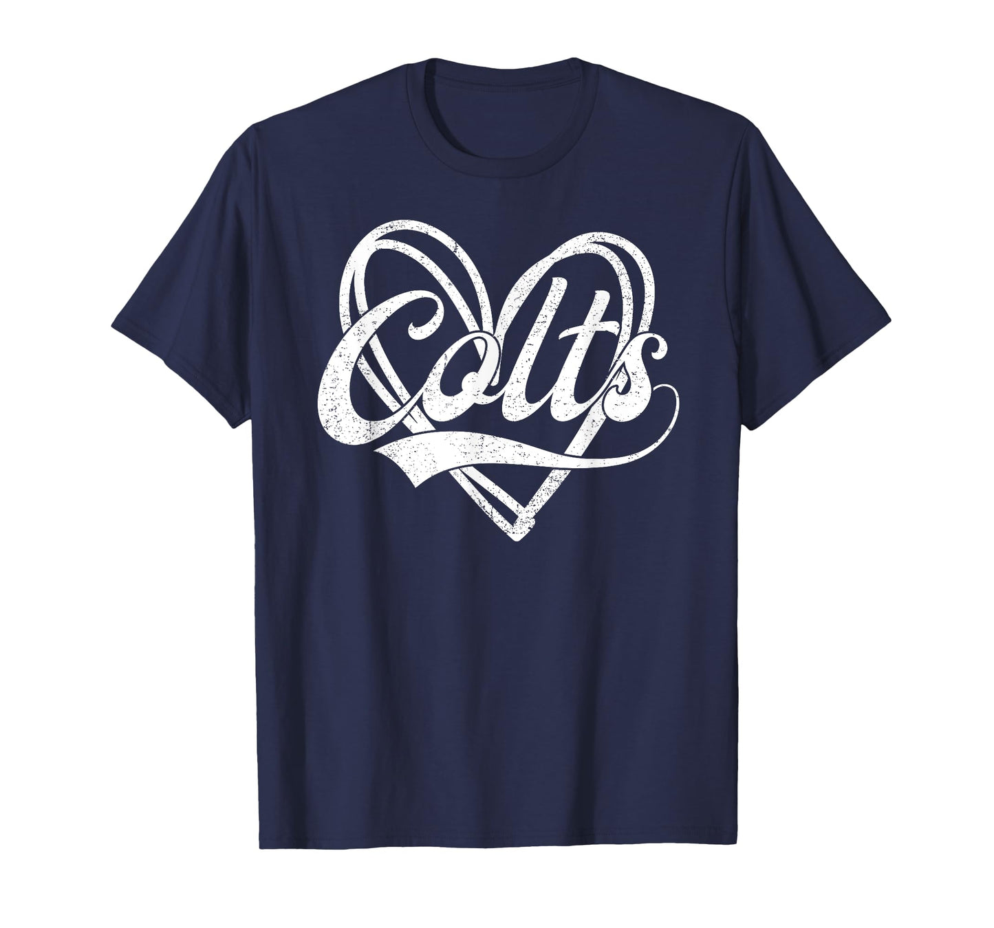 Colts Heart Name Vintage Retro Men Women Kids Girls T-Shirt