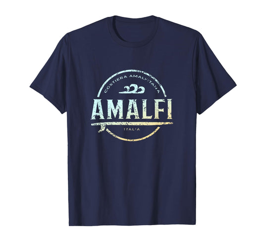Amalfi Coast Italy - Retro Amalfi Italia Vintage Surf T-Shirt