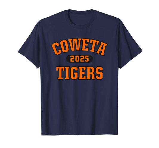 Coweta Tigers High School Arch 2025 T-Shirt