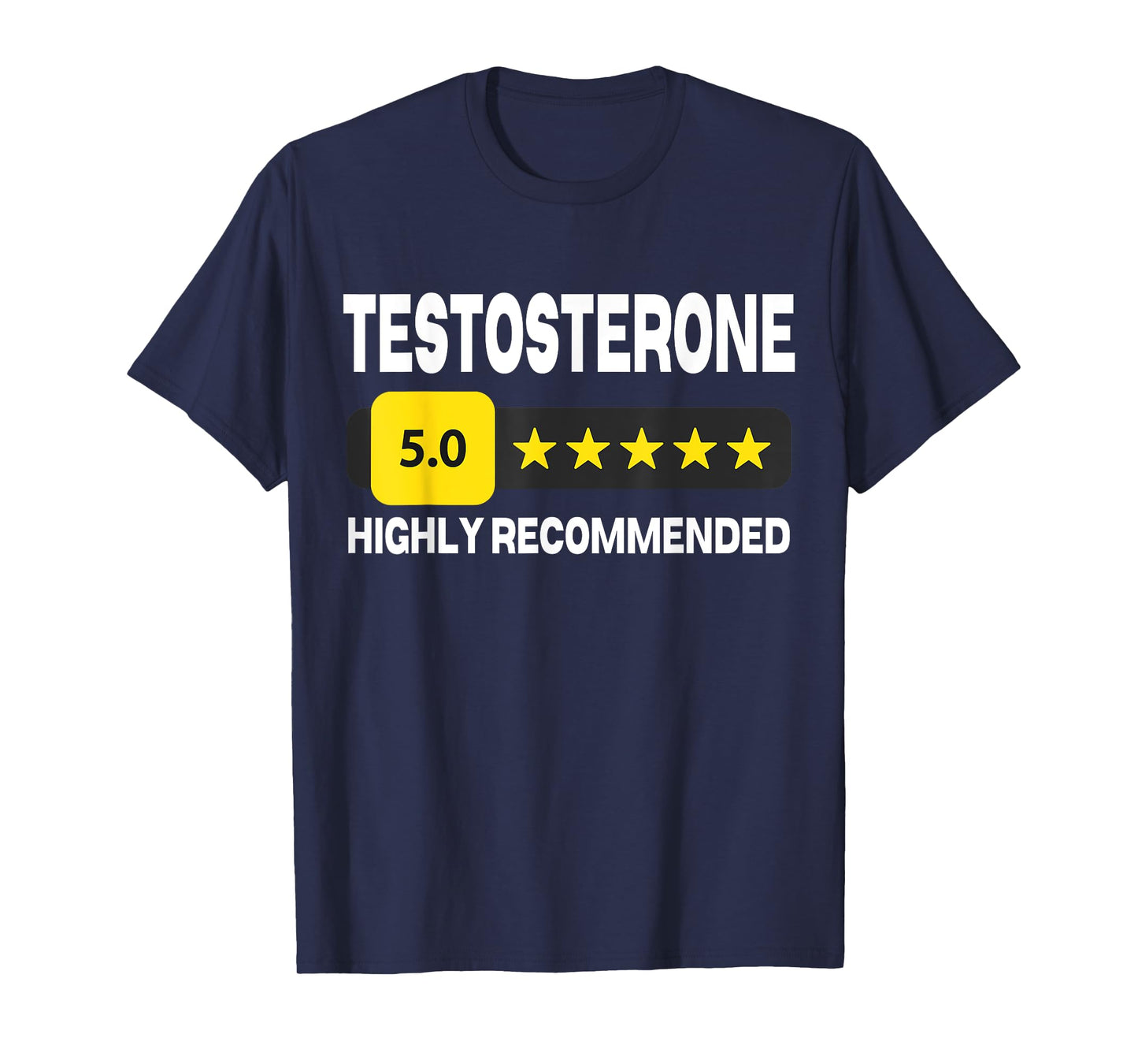 Funny Testosterone Test Testo TRT Therapy Bodybuilding Humor T-Shirt