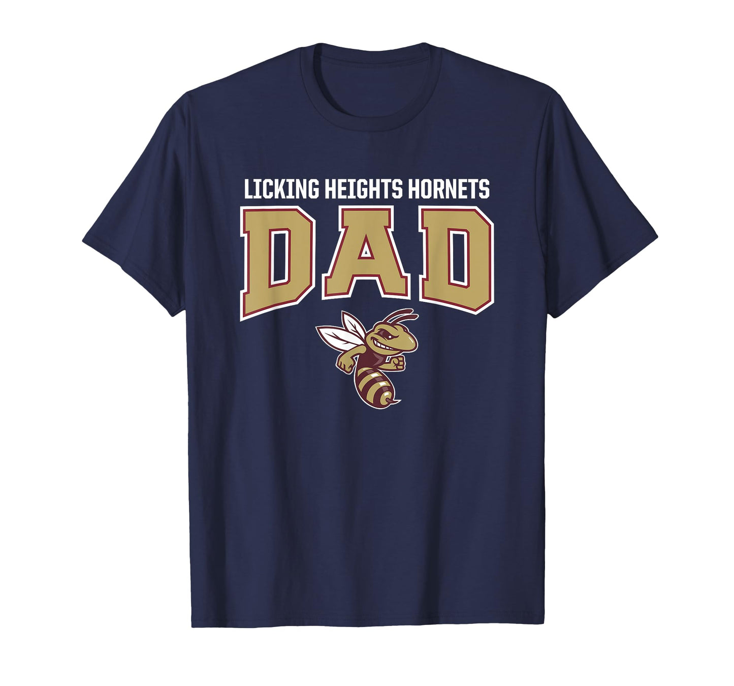Licking Heights Hornets Logo Dad HS T-Shirt