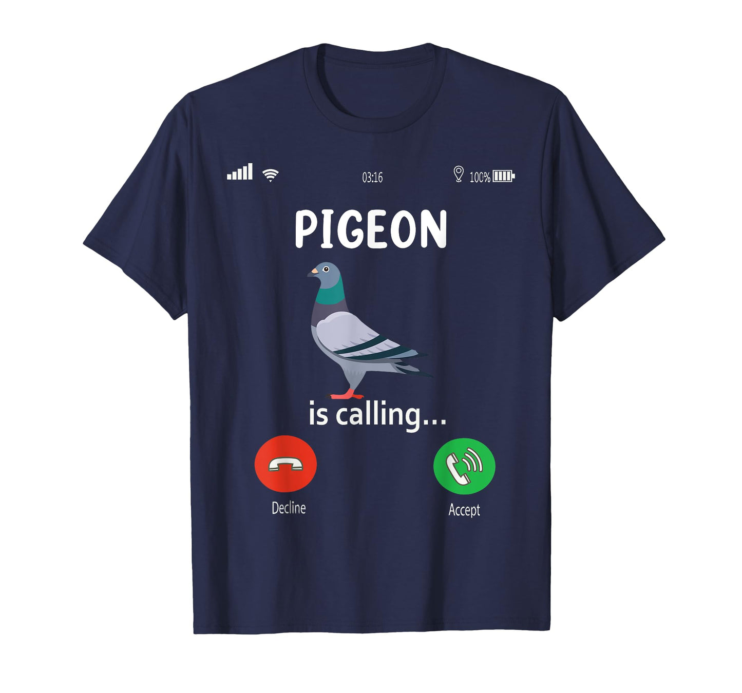 Pigeon Breeding is Calling Pigeons Lover Hobby Funny Pigeon T-Shirt