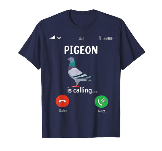 Pigeon Breeding is Calling Pigeons Lover Hobby Funny Pigeon T-Shirt