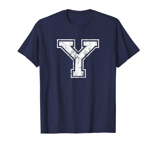 Letter Y Uppercase Alphabet Initial School College Varsity T-Shirt