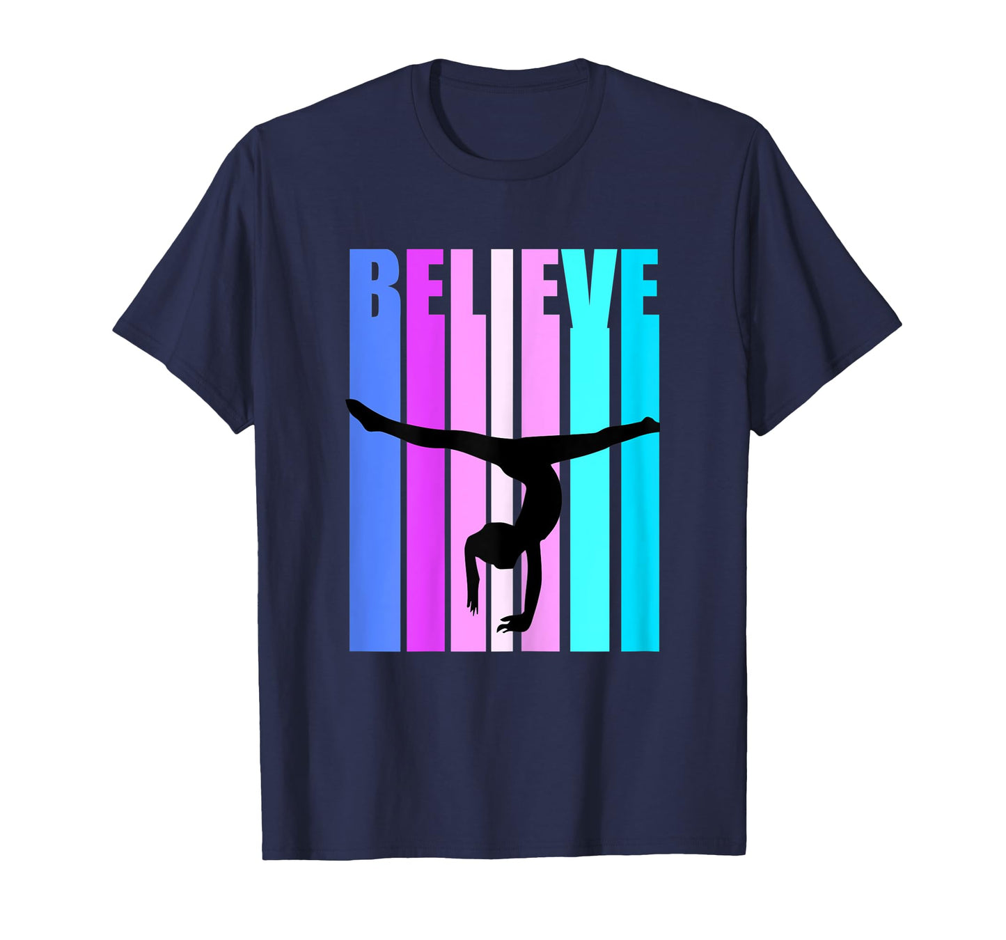 Girls Gymnastics Motivational Inspiring Handstand Queen T-Shirt