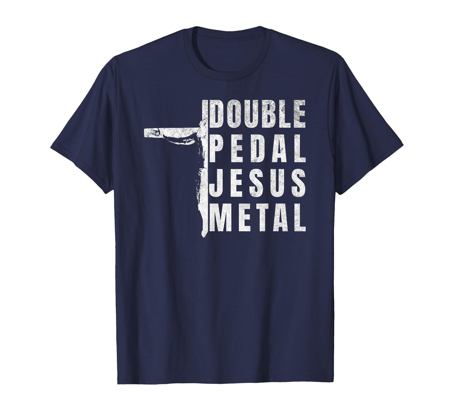 Christian Metal Rock Double Pedal Jesus Metal Religious T-Shirt