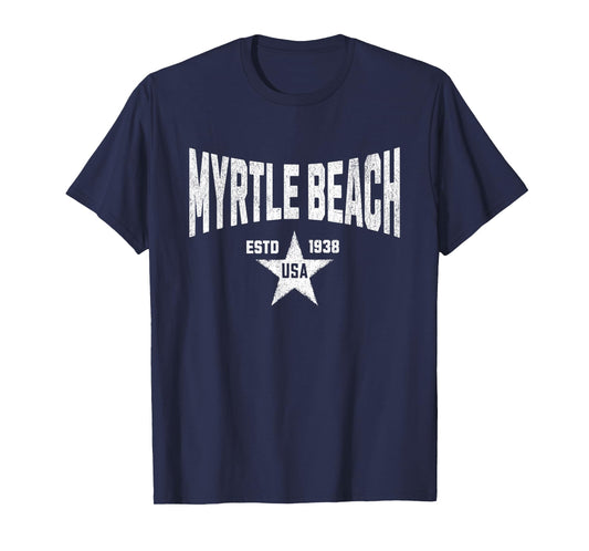 USA Vintage Merch Souvenir Visit Myrtle Beach South Carolina T-Shirt