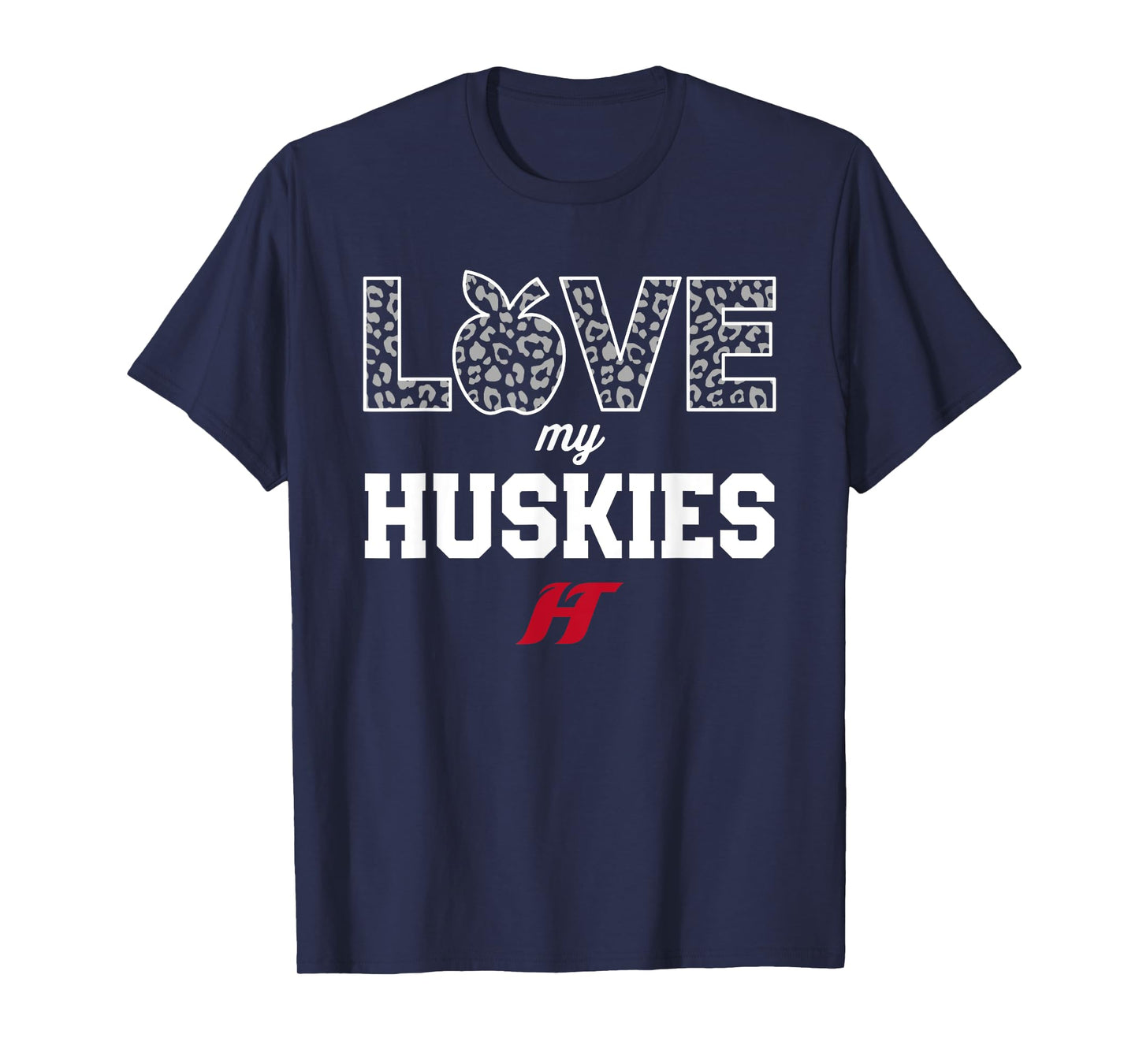 Hewitt-Trussville Huskies Logo Love My Team HS T-Shirt