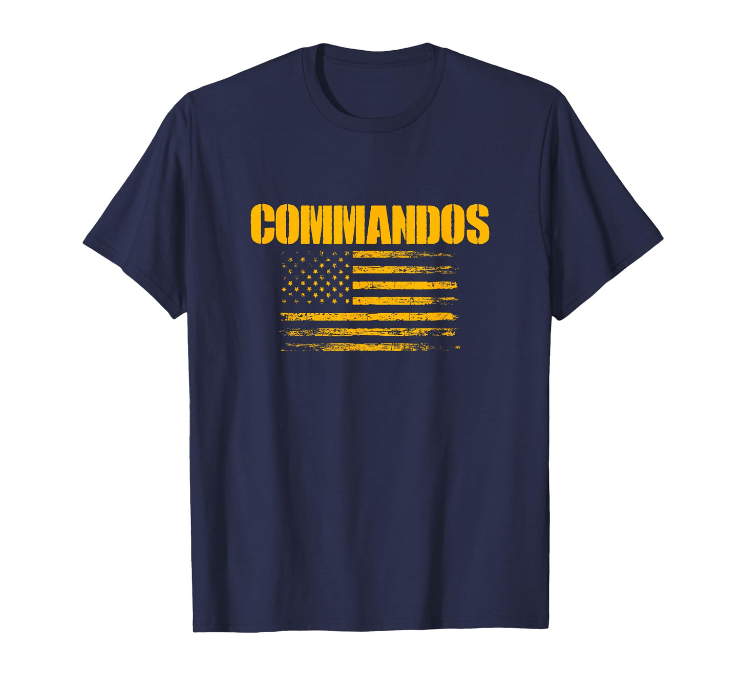 Hendersonville Commandos USA Flag Pride T-Shirt