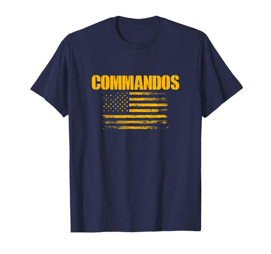 Hendersonville Commandos USA Flag Pride T-Shirt