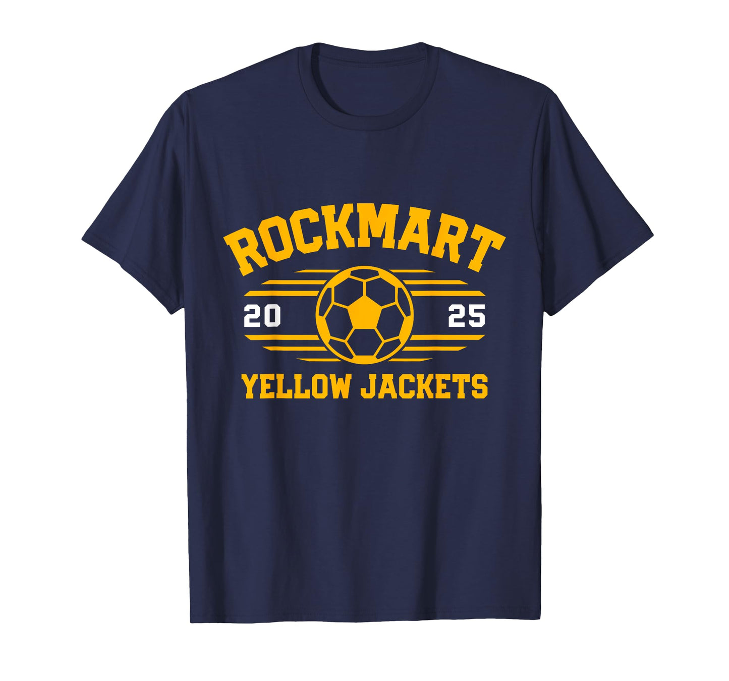 Rockmart Yellow Jackets Soccer Ball 2025 T-Shirt