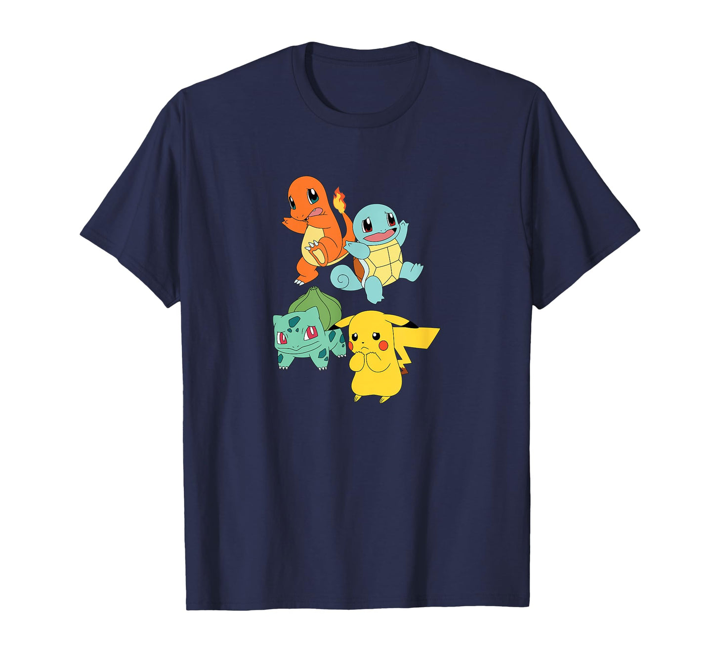 Pokémon - Pikachu Bulbasaur Squirtle Charmander T-Shirt