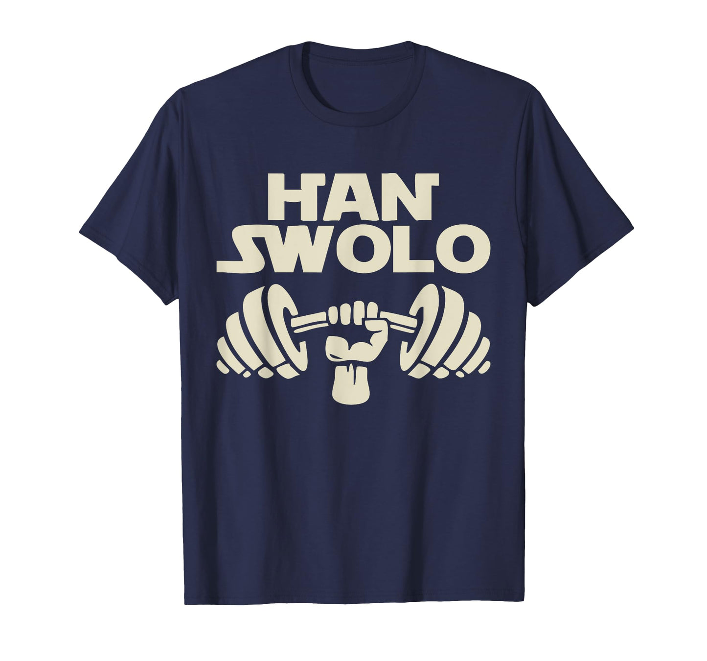 Han Swolo Gym Weightlifting, Bodybuilding Funny T-Shirt