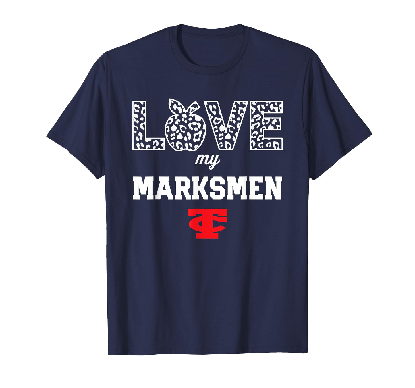 Tell City Marksmen Logo Love My Team HS T-Shirt