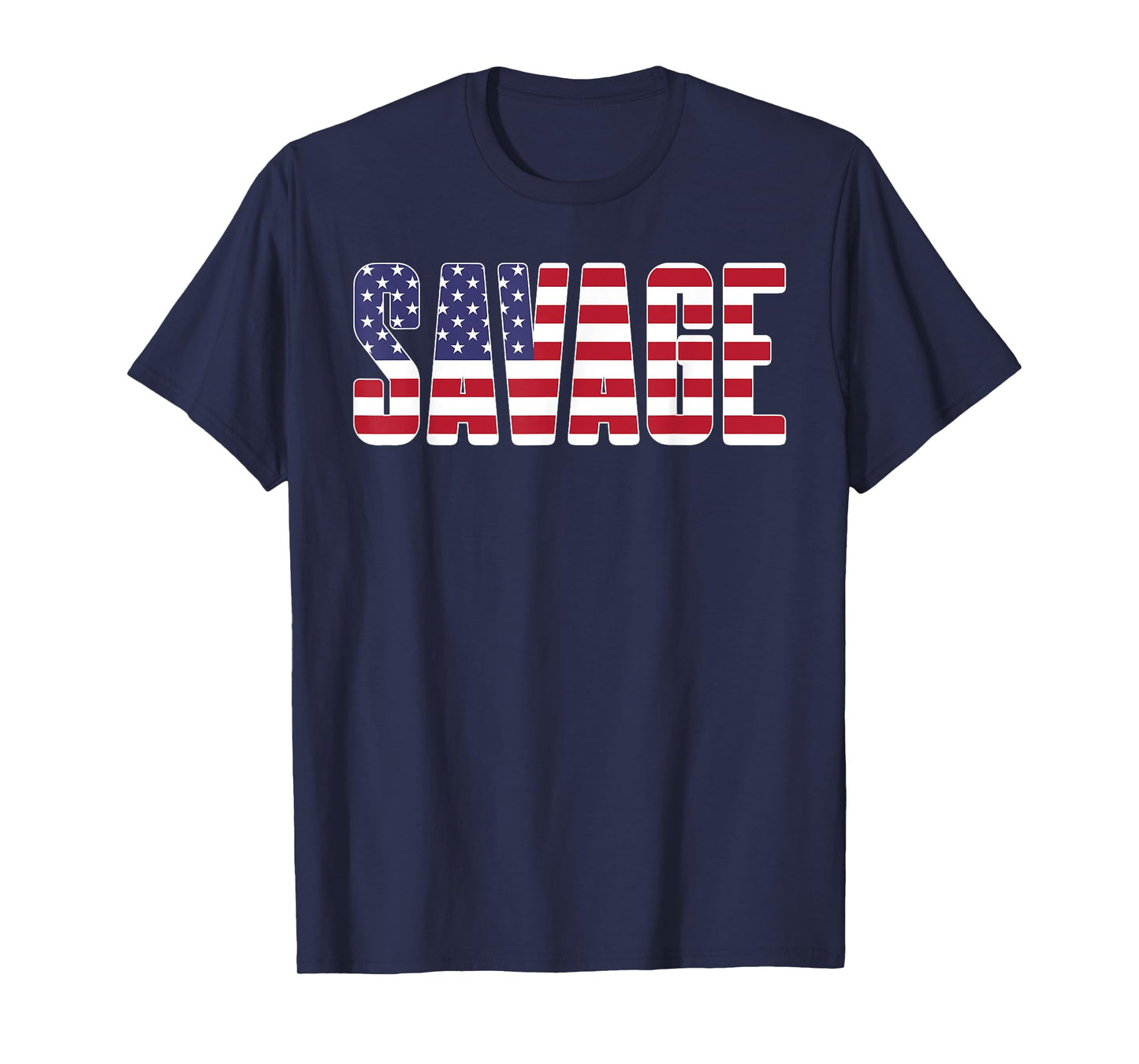 Savage T-Shirt - Awesome American Lifting USA Gym Strong Tee