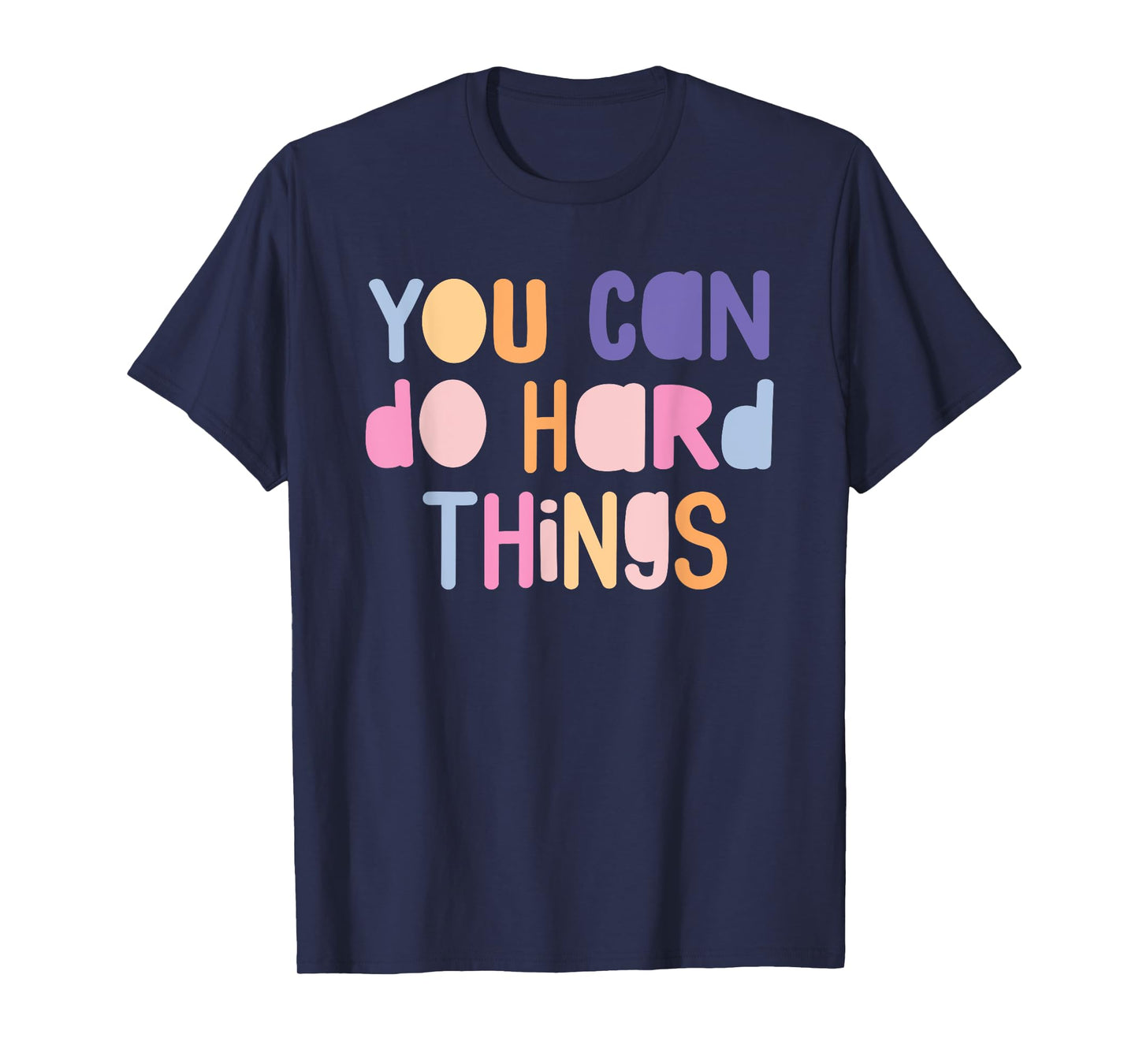 We Can Do Hard Things Womens Teacher Back to School T-Shirt