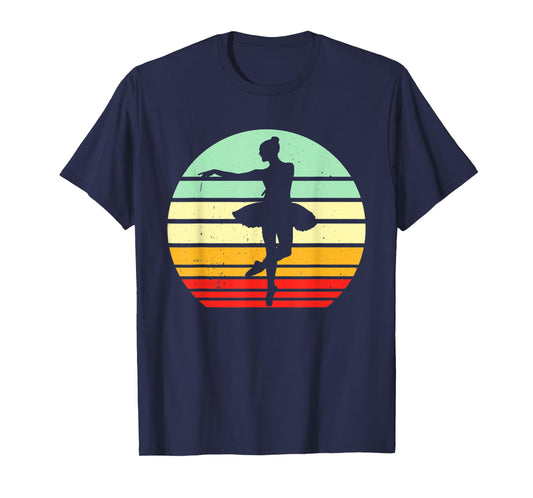 Vintage Ballet 80s Retro Ballerina Dancer Dance Pose Ballet T-Shirt