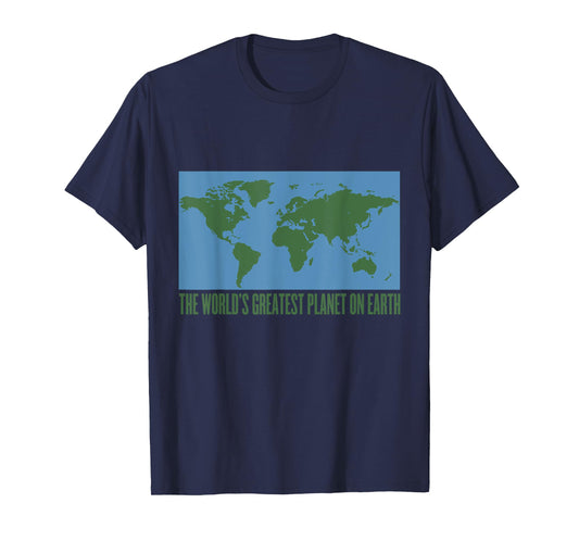 World's Greatest Planet on Earth Day T Shirt World Peace Tee T-Shirt