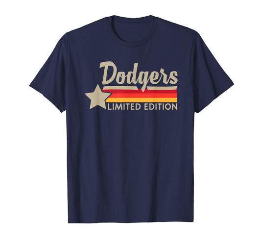 Vintage Dodgers Name Throwback Retro Men Women T-Shirt