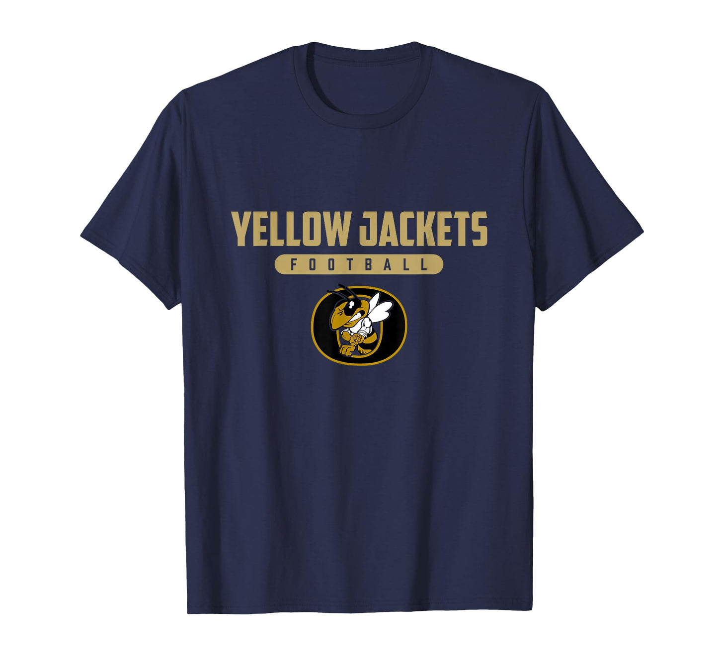 Oxford Yellow Jackets Logo Football HS T-Shirt