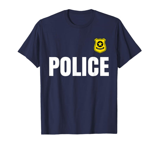Policeman Police Officer Costume Police Officer Halloween T-Shirt