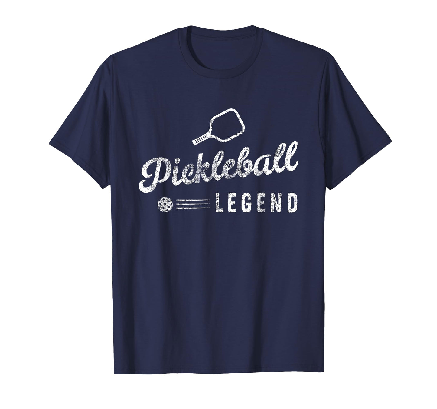 Paddle Pickleball Legend Funny Pickleball Player Vintage T-Shirt