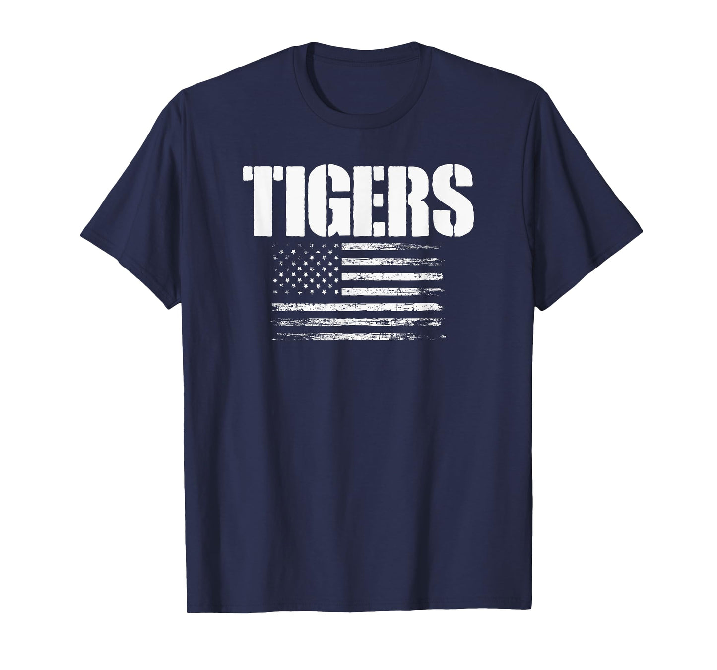 Wills Point Tigers USA Flag Pride T-Shirt