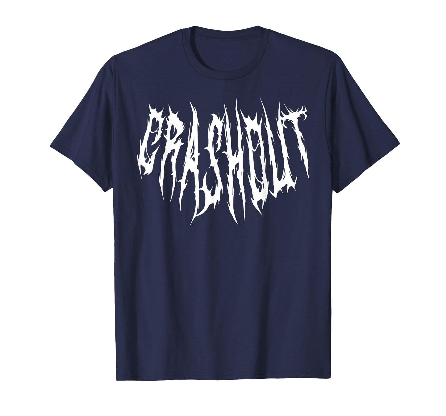Crashout Gothic Y2k Meme Punk Out Streetwear Alt Fight Joke T-Shirt