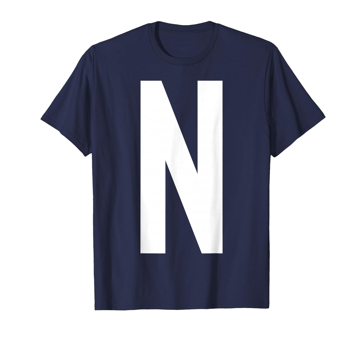 Letter N Funny Group Matching Christmas Costume 2025 Family T-Shirt